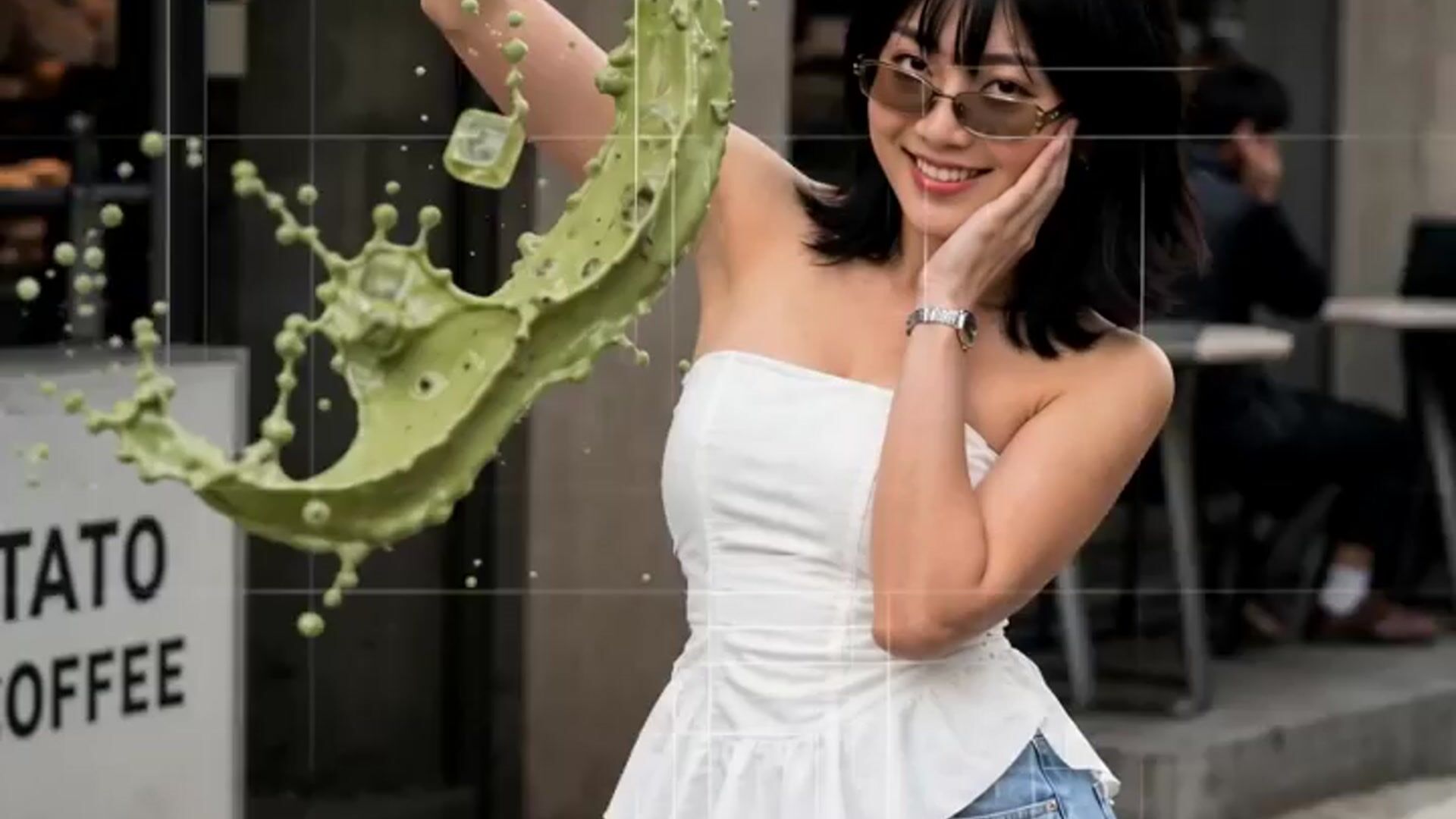 Spilled Matcha Trend supporting video output